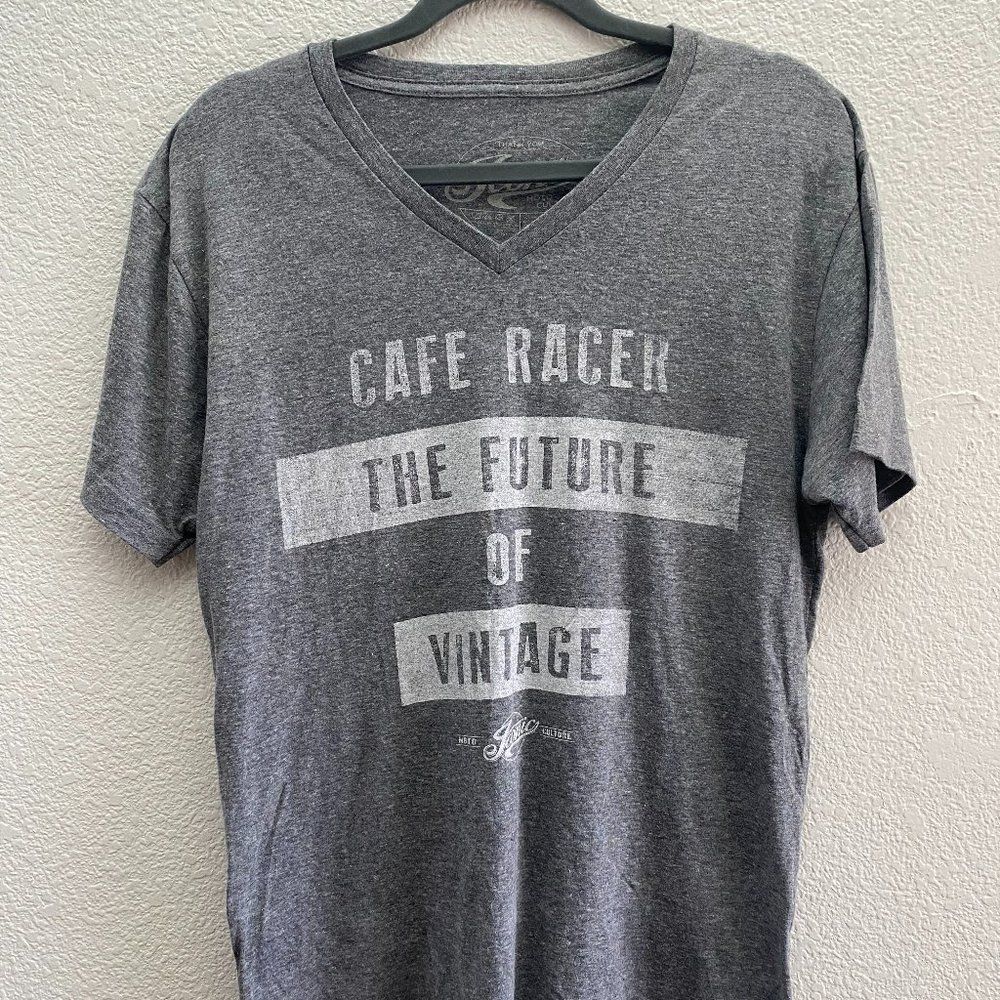 Iconic Moto Culture Cafe Racer The Future Of Vintage T-Shirt Men's Medium